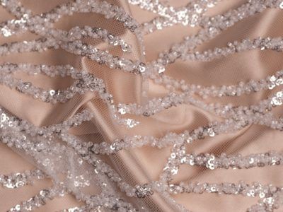 Sequin stripe swatch
